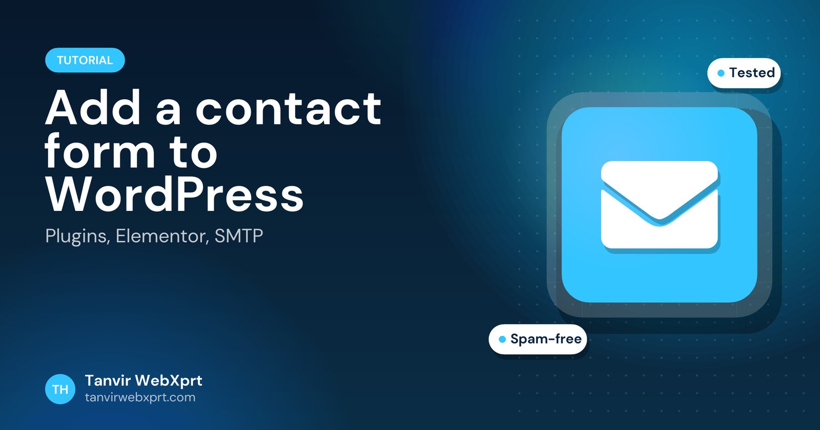 Card: how to add a contact form in WordPress