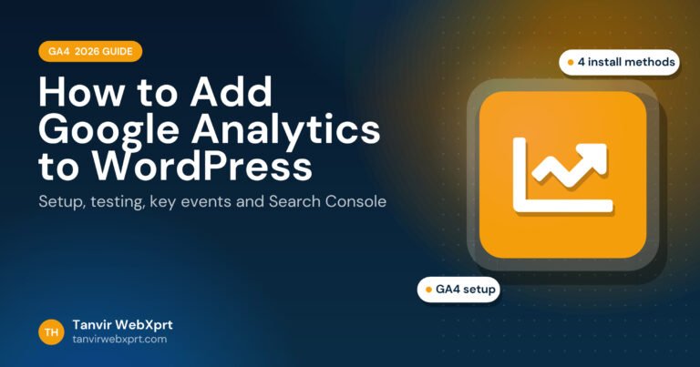 How to add Google Analytics 4 to WordPress, 2026 guide