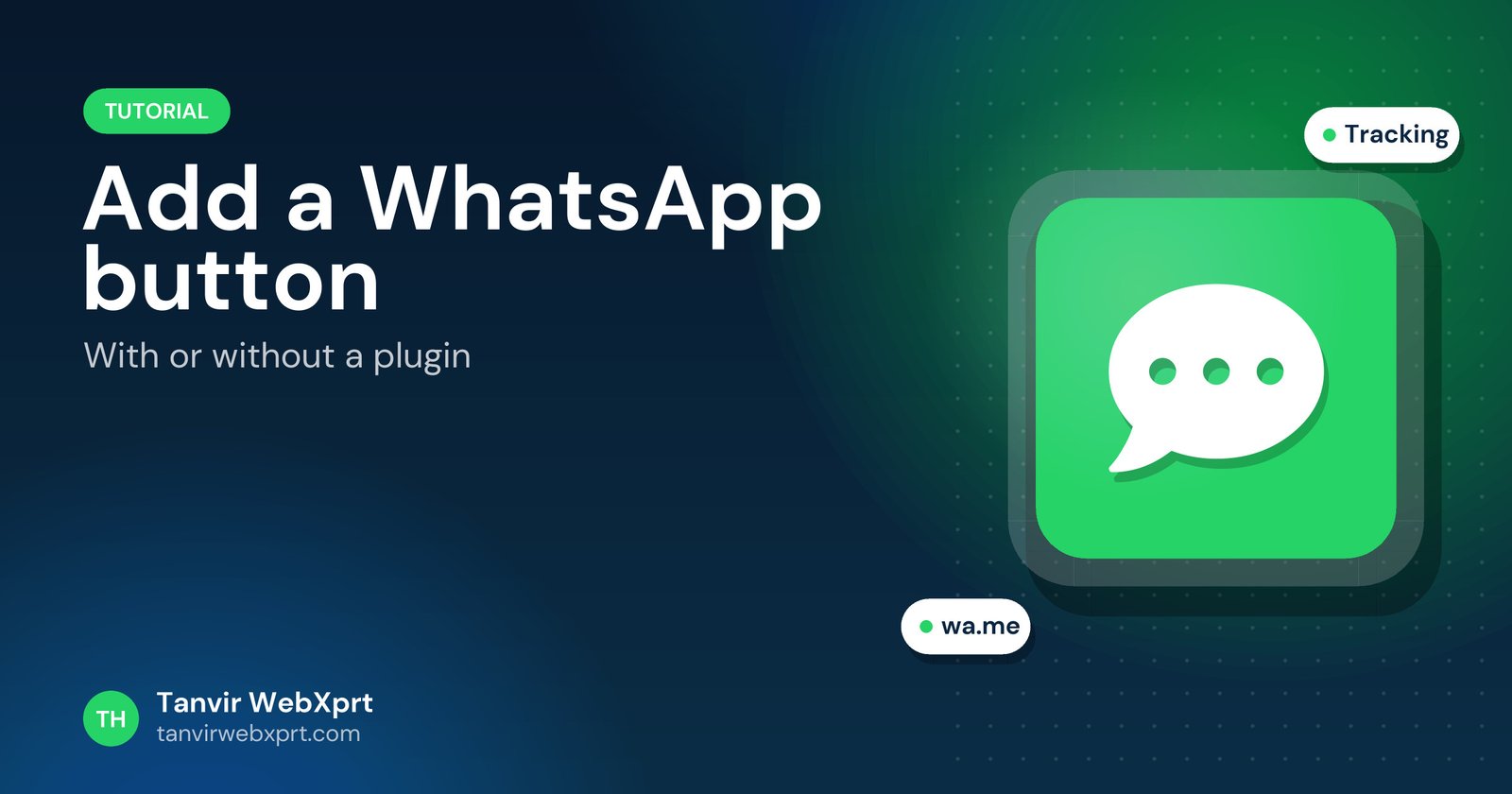 Card: add a WhatsApp button to WordPress
