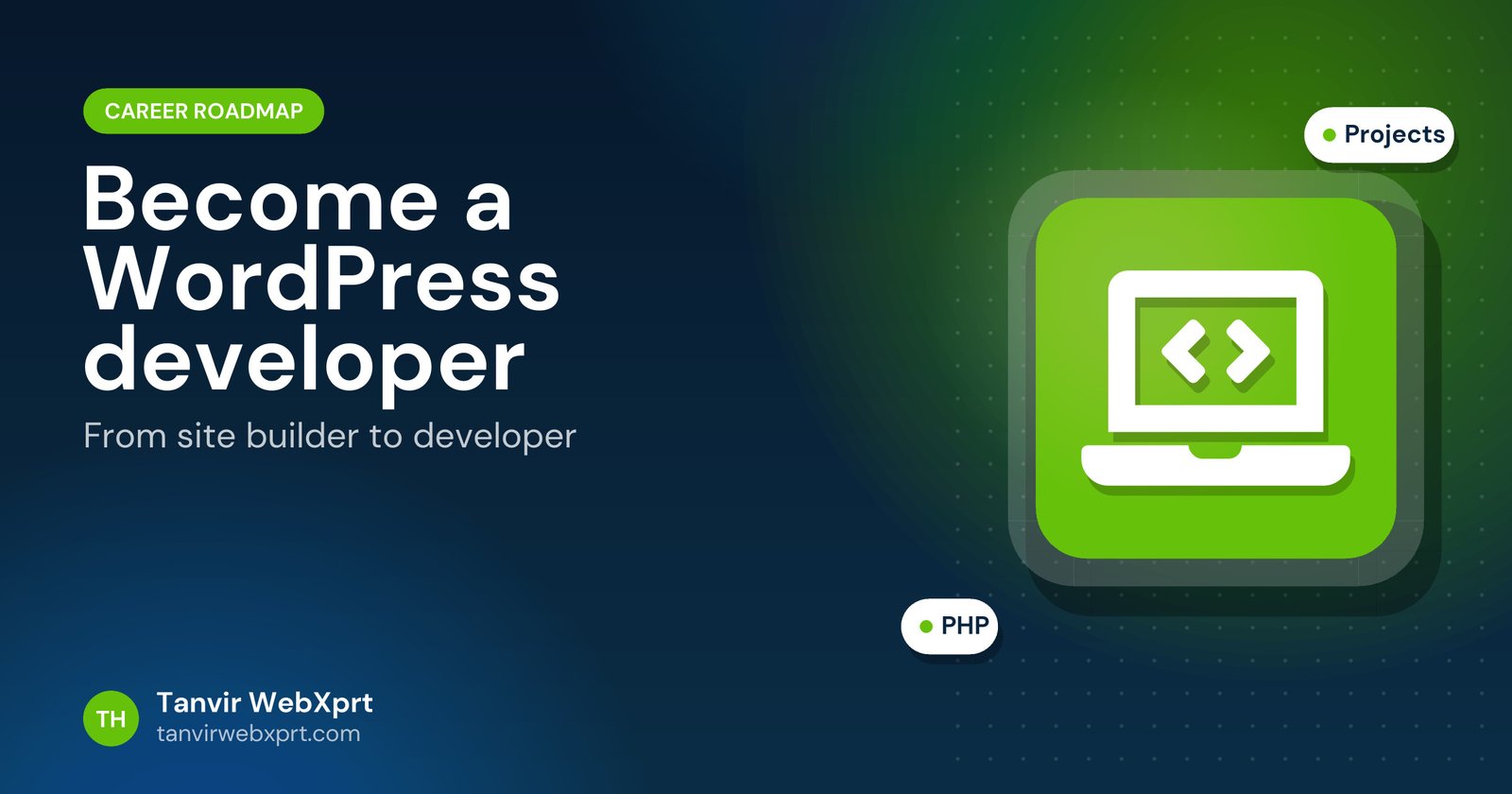 Card: roadmap to become a WordPress developer