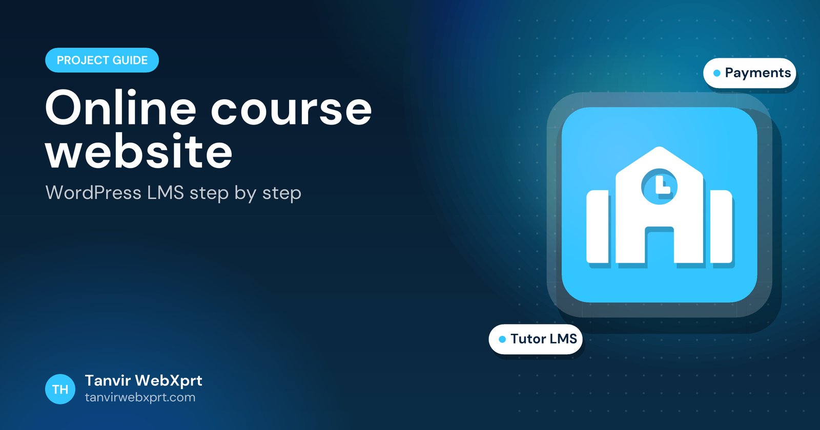 Card: build an online course website with WordPress
