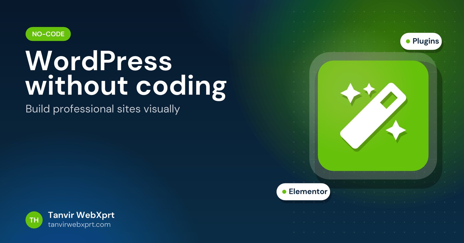 Card: learn WordPress without coding