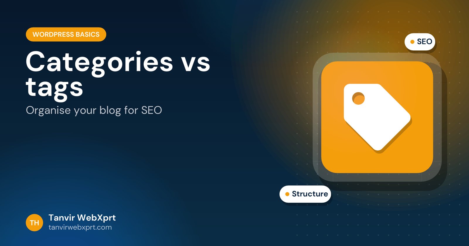 Card: categories vs tags in WordPress