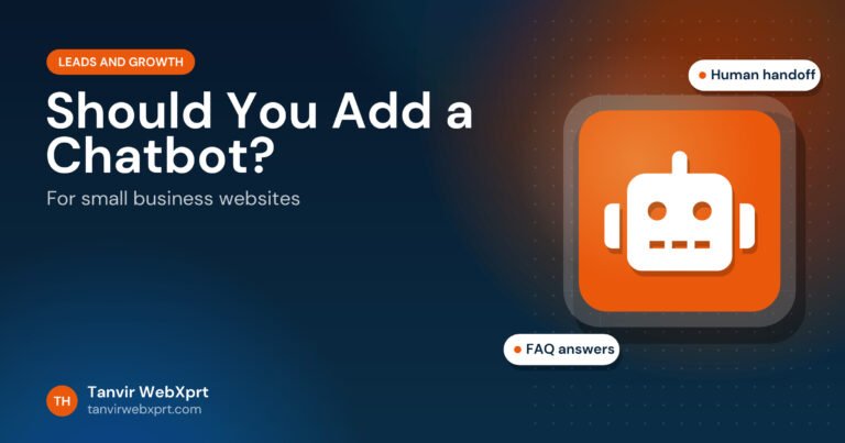 Card: should your small business website have a chatbot