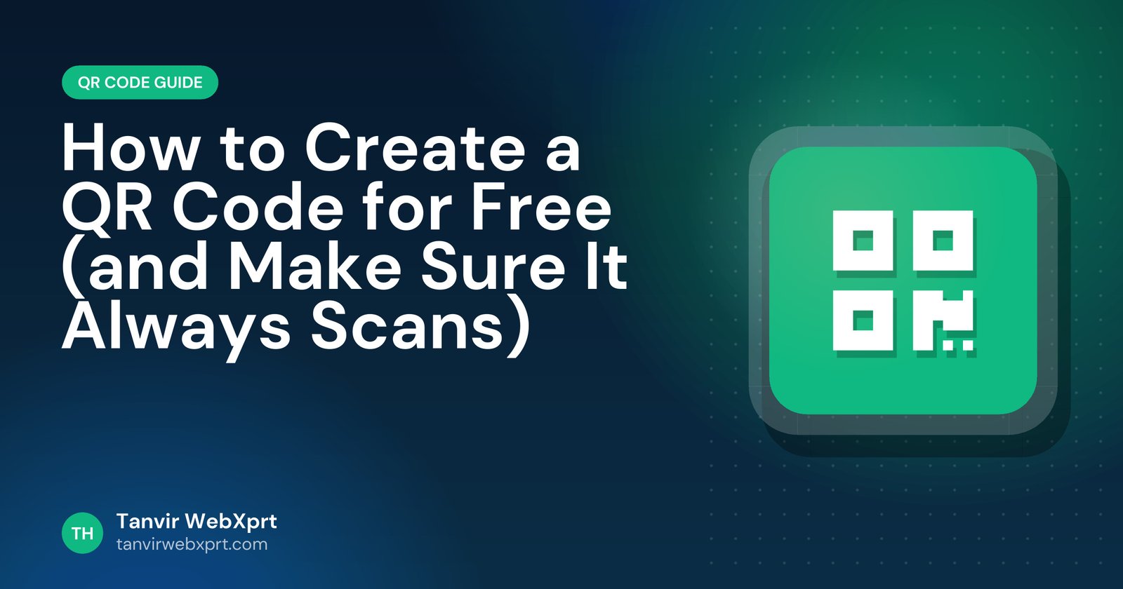 How to create a free QR code that never expires