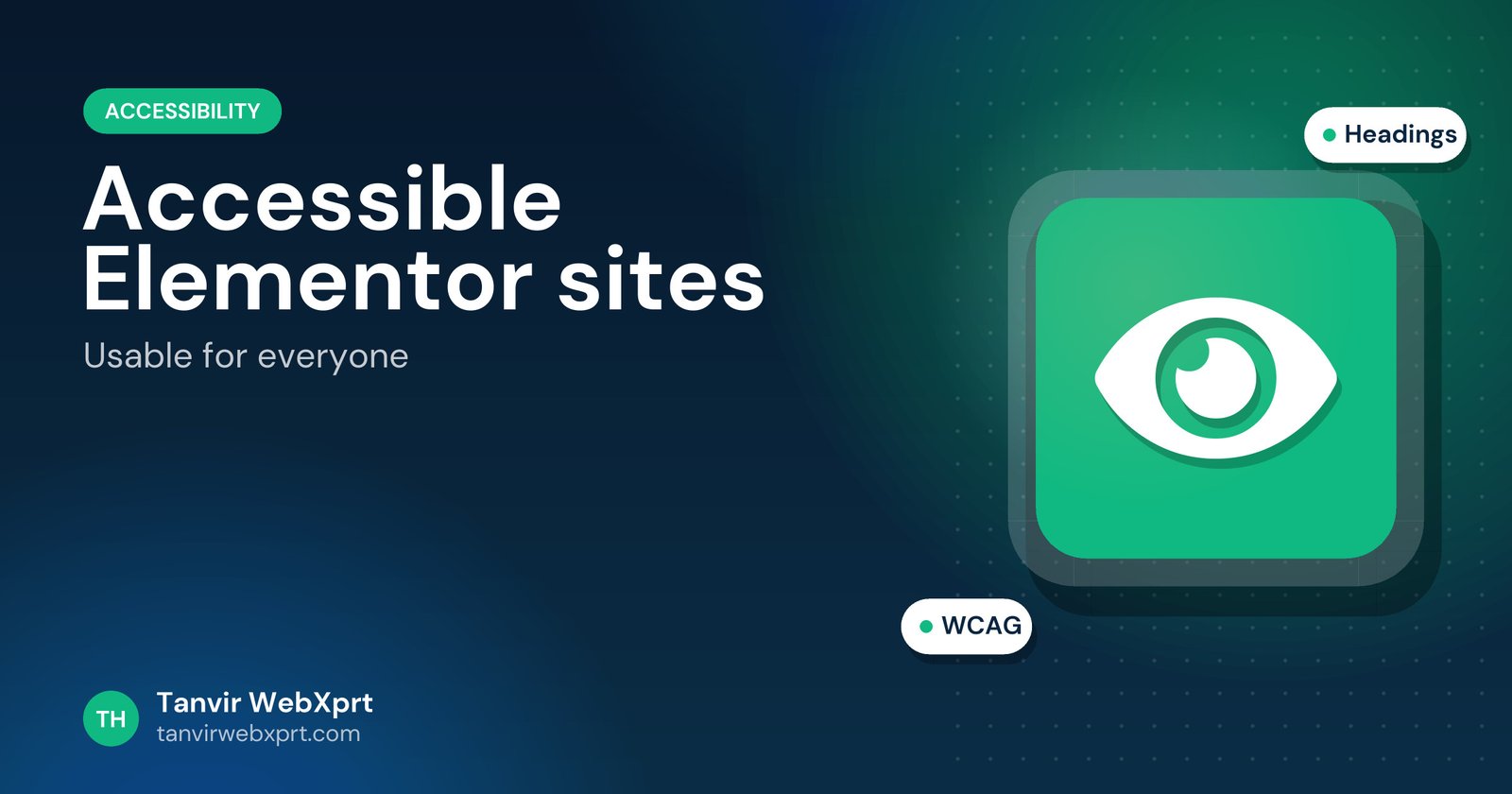 Card: Elementor accessibility tips