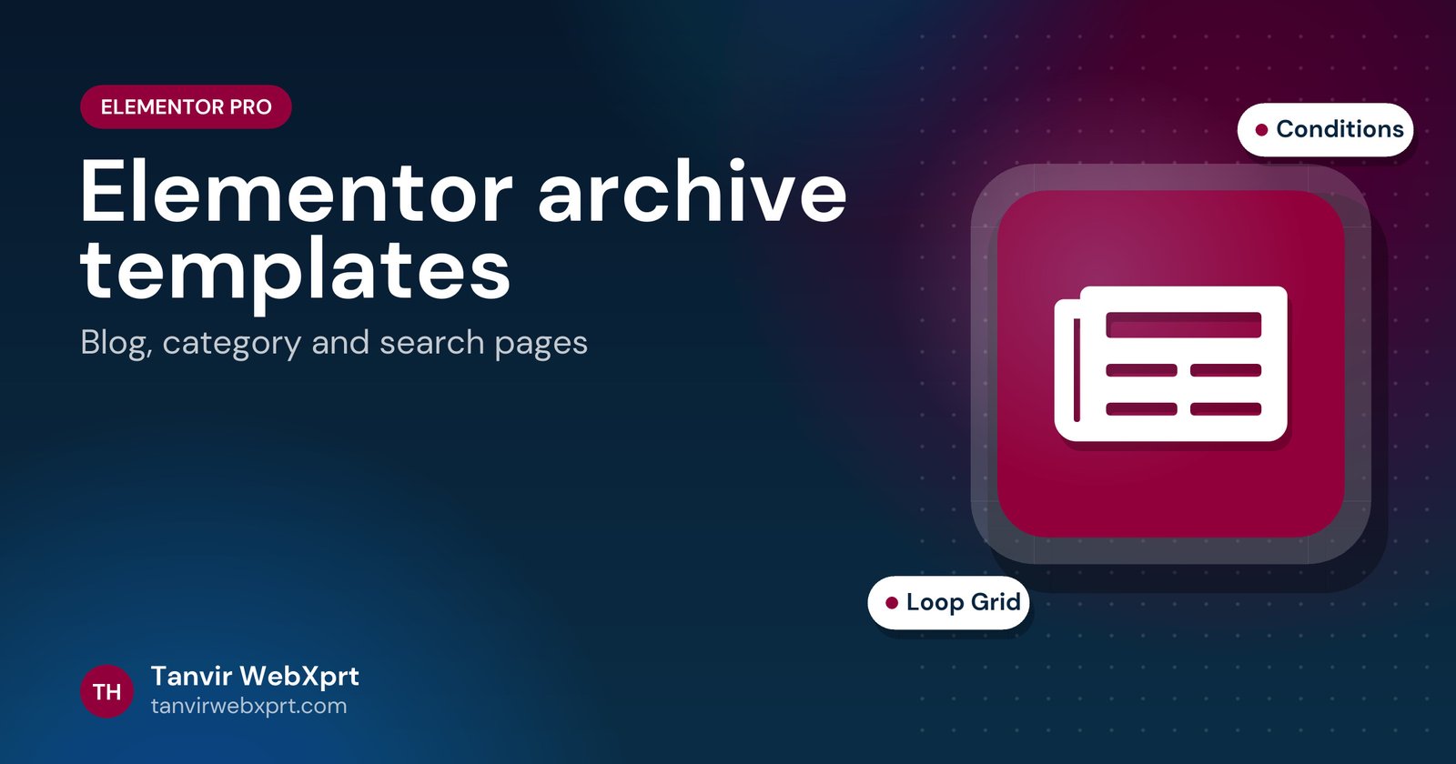 Card: Elementor archive template tutorial