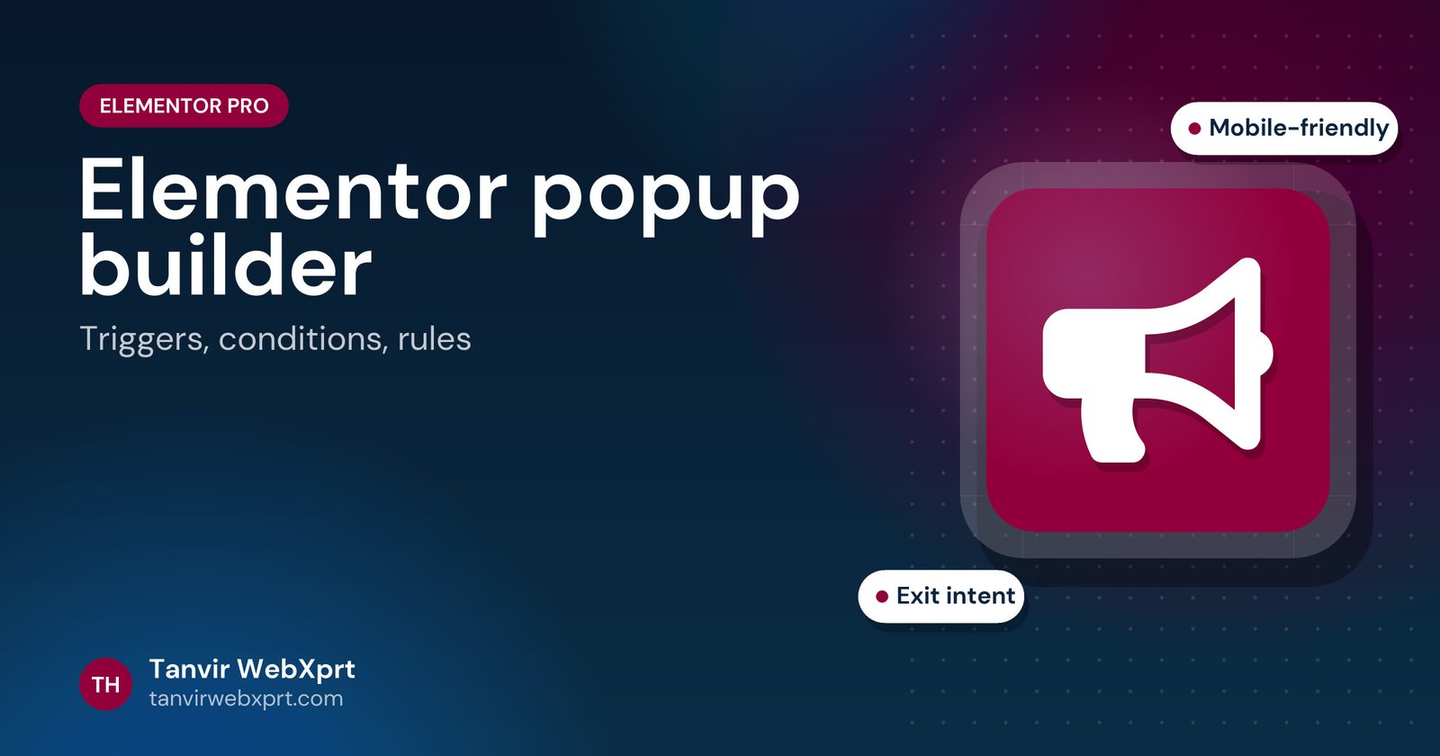 Card: Elementor popup builder tutorial