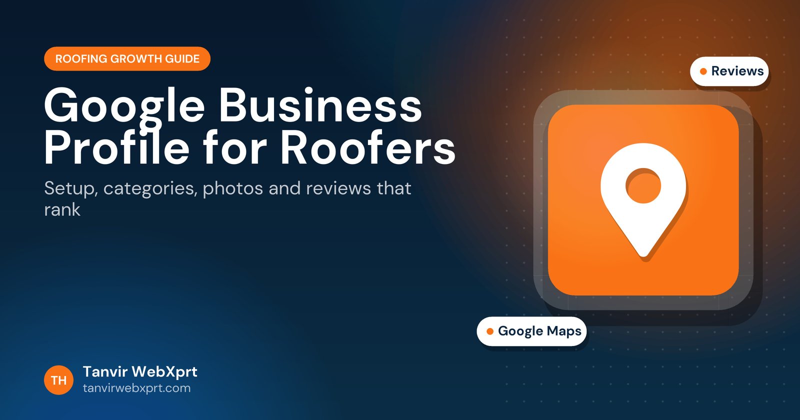 Guide cover: Google Business Profile setup and optimization for roofing companies