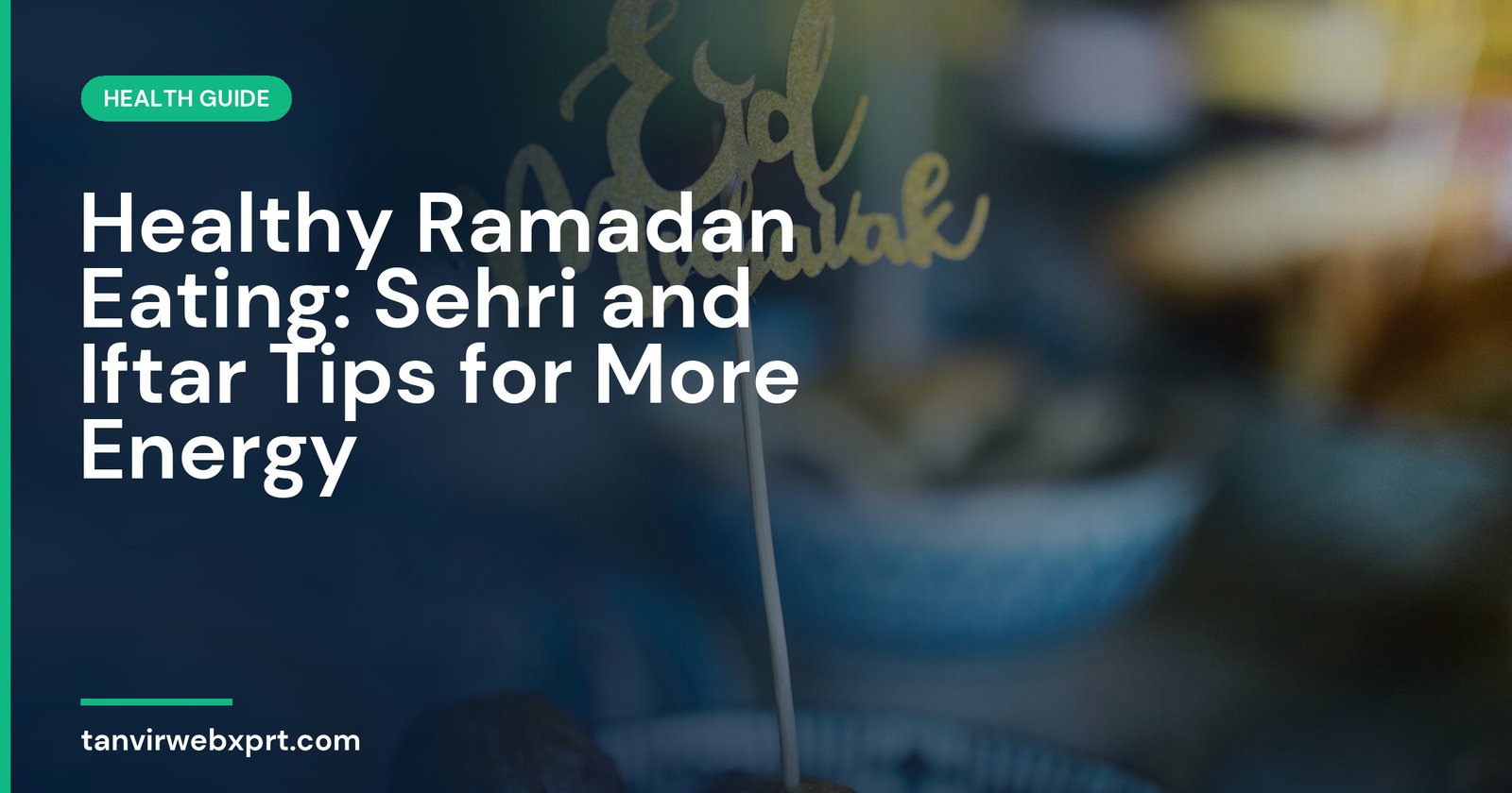 Bowl of dates on a table ready for a healthy Ramadan iftar
