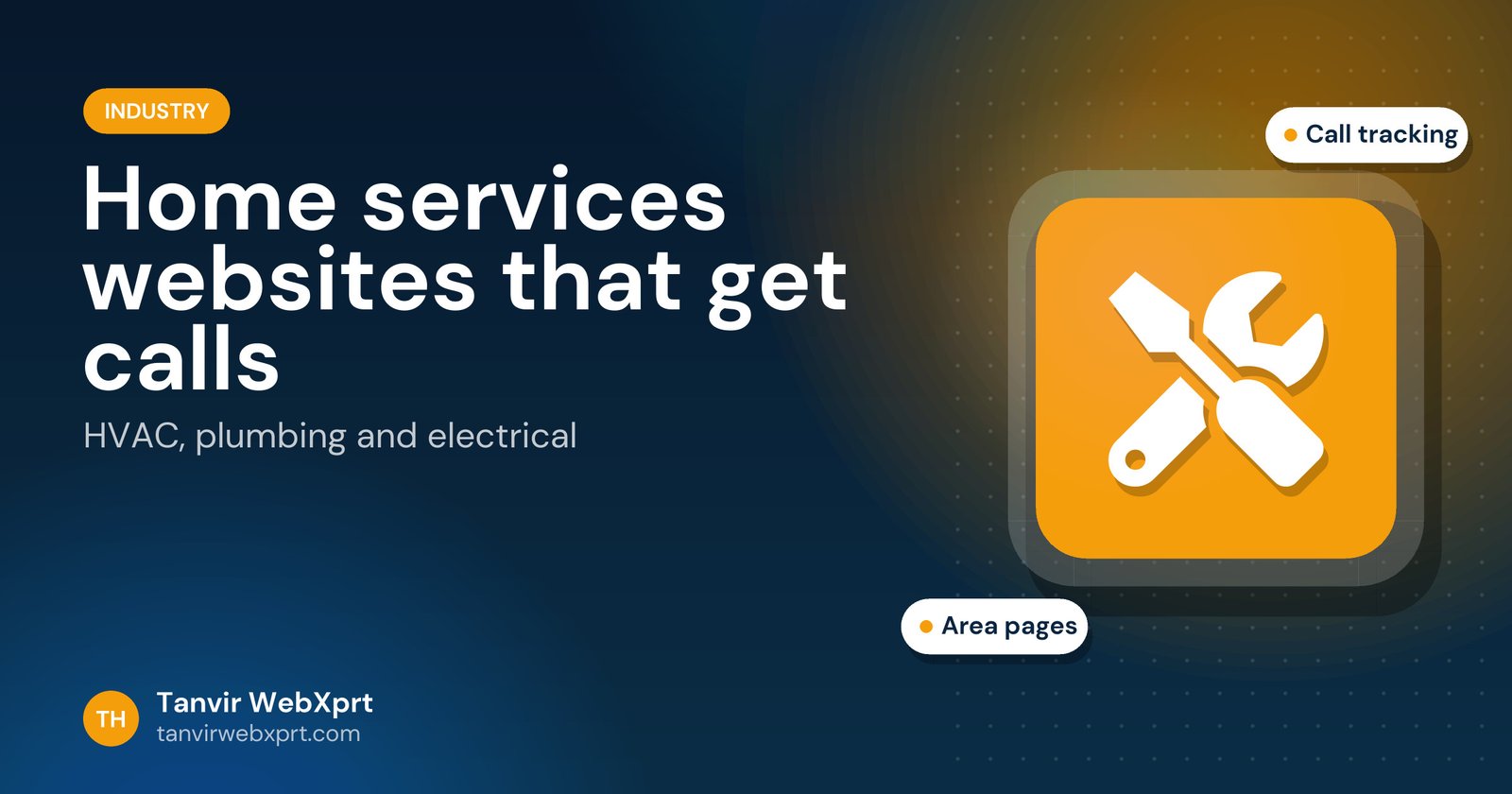 Card: HVAC, plumbing and electrician websites that make the phone ring