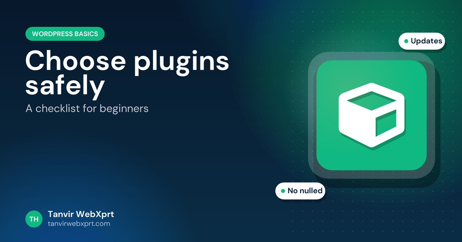 Card: how to choose WordPress plugins safely
