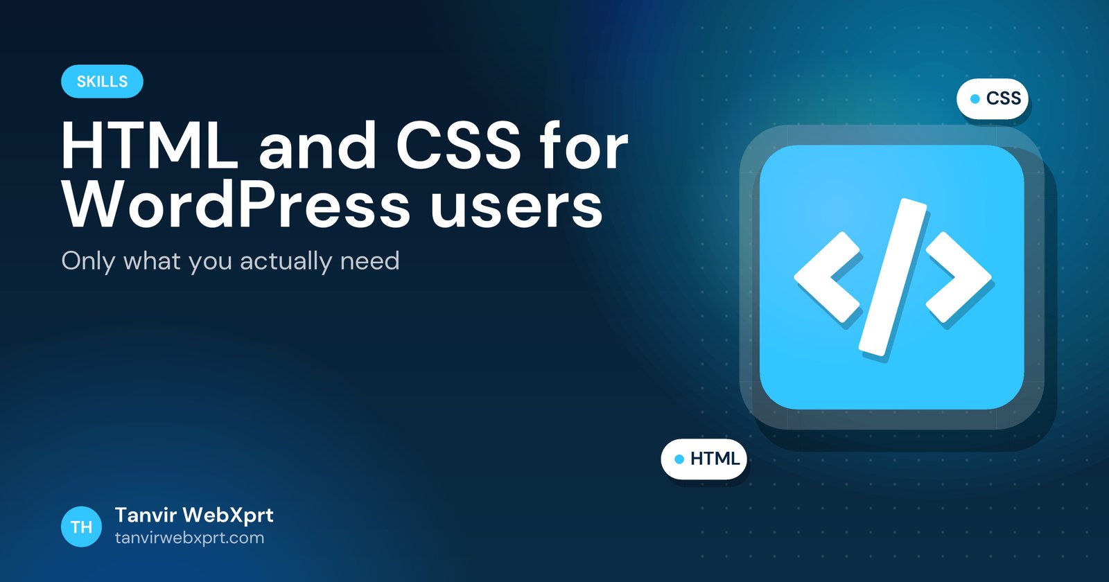 Card: HTML and CSS basics for WordPress users