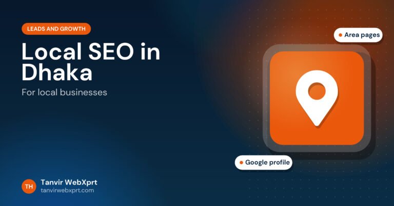 Card: local SEO for businesses in Dhaka
