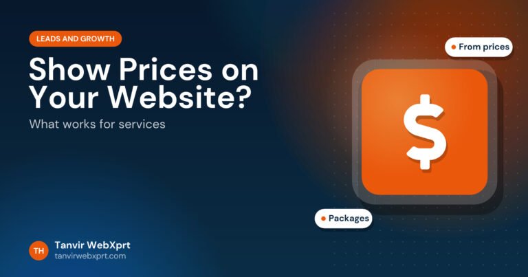 Card: should you show prices on your website