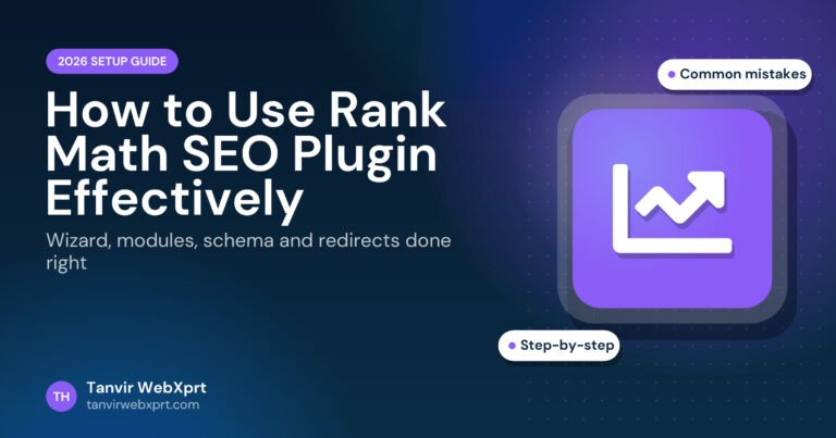 How to use Rank Math SEO plugin effectively, 2026 setup guide