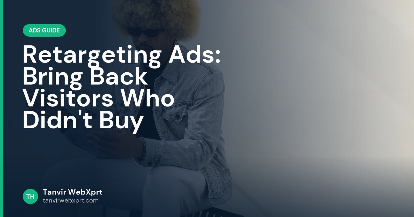 Man shopping online with a smartphone and credit card after seeing a retargeting ad