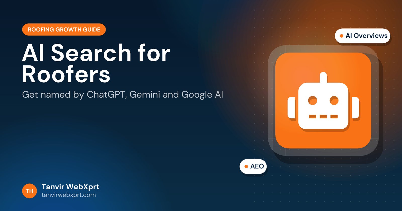 Guide cover: how roofing companies get recommended by AI search tools