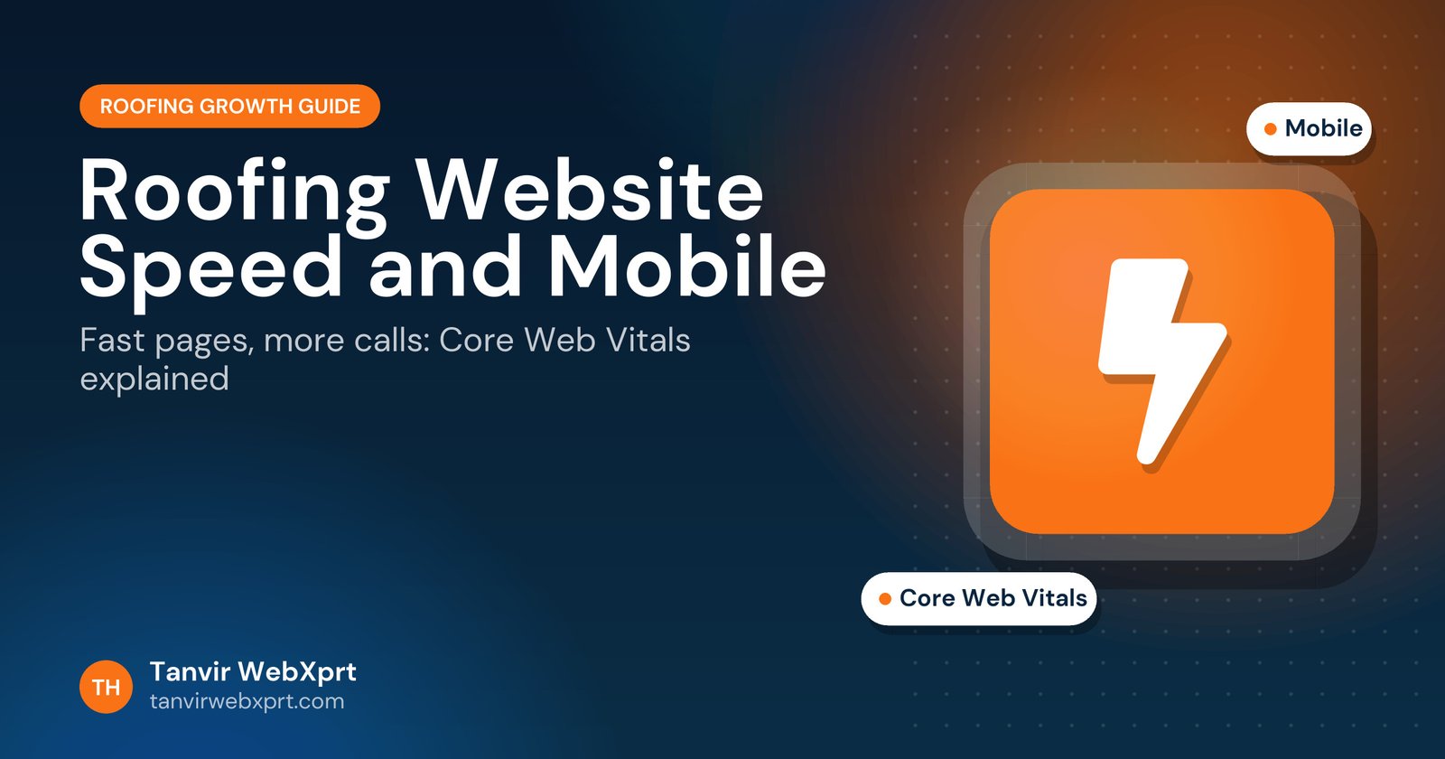 Guide cover: roofing website speed and mobile performance fixes