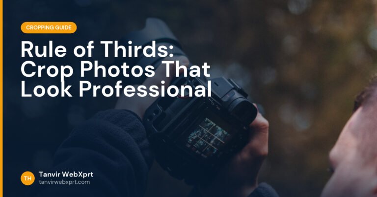 Photographer framing a shot with a DSLR camera using the rule of thirds