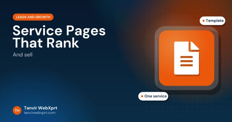 Card: how to write service pages that rank and sell