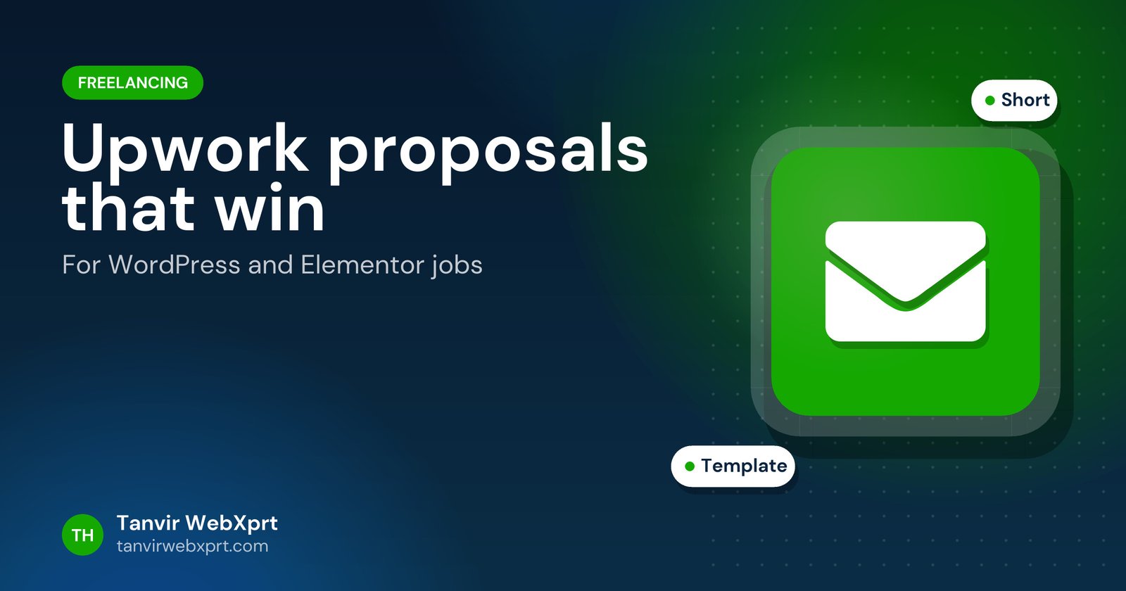 Card: Upwork proposal tips for WordPress jobs
