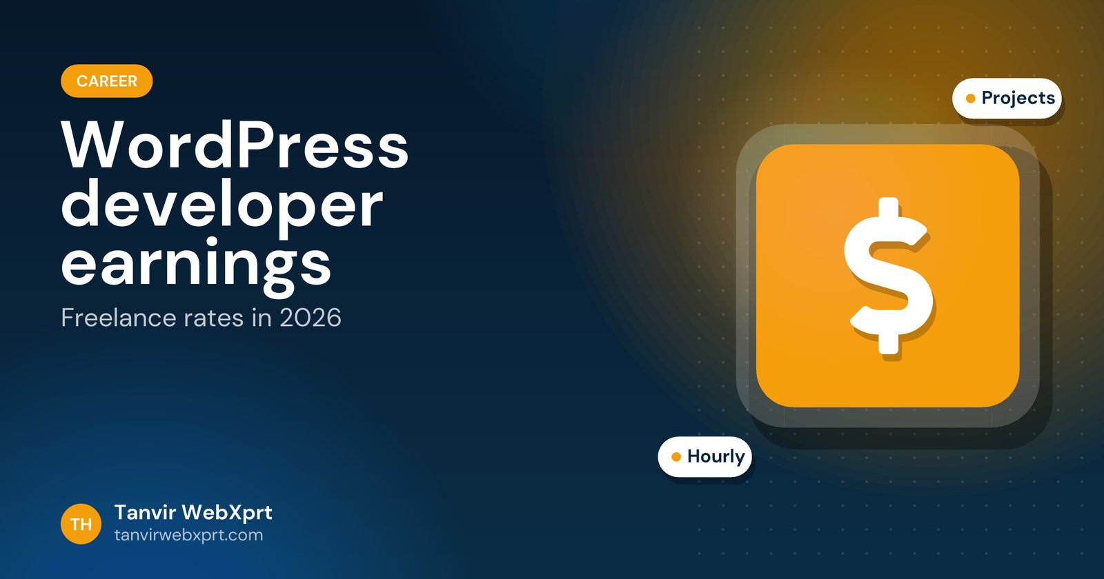 Card: how much WordPress developers earn