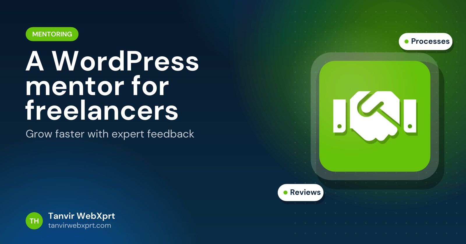 Card: WordPress mentor for freelancers
