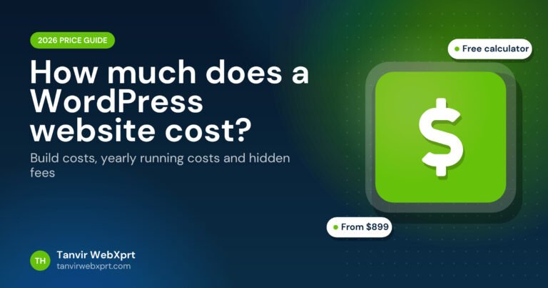 How much does a WordPress website cost in 2026, price guide