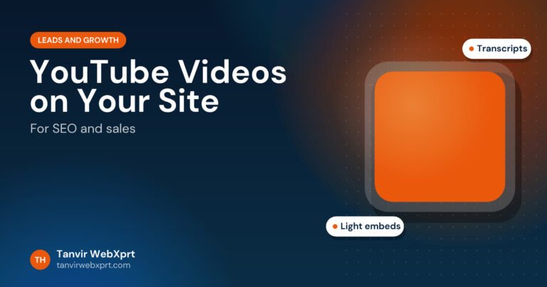 Card: using YouTube videos on your website for SEO and sales